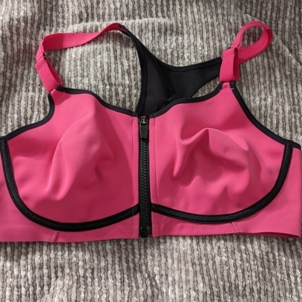Half Moon Active by Modern Movement Gym To Swim With Front Zip 36C - Picture 2 of 4